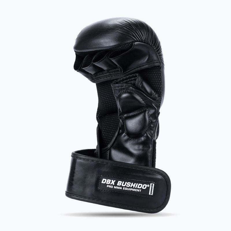 Grapplingové rukavice DBX BUSHIDO MMA Premium black/red 12