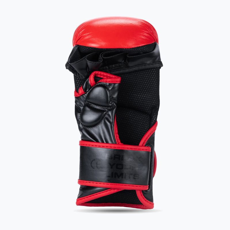 Grapplingové rukavice DBX BUSHIDO MMA Premium black/red 4