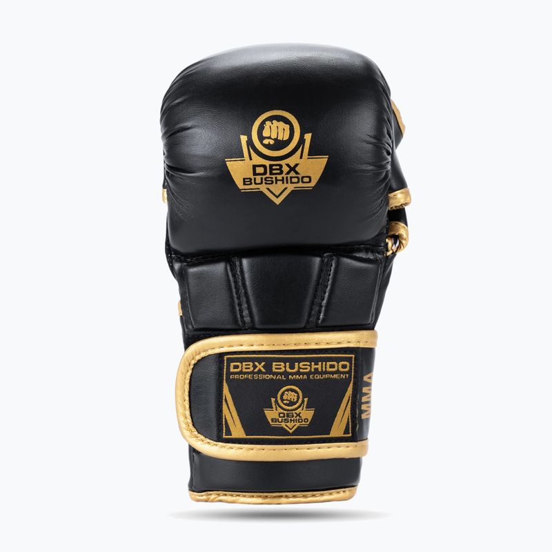 Grapplingové rukavice DBX BUSHIDO Master MMA black/gold 3