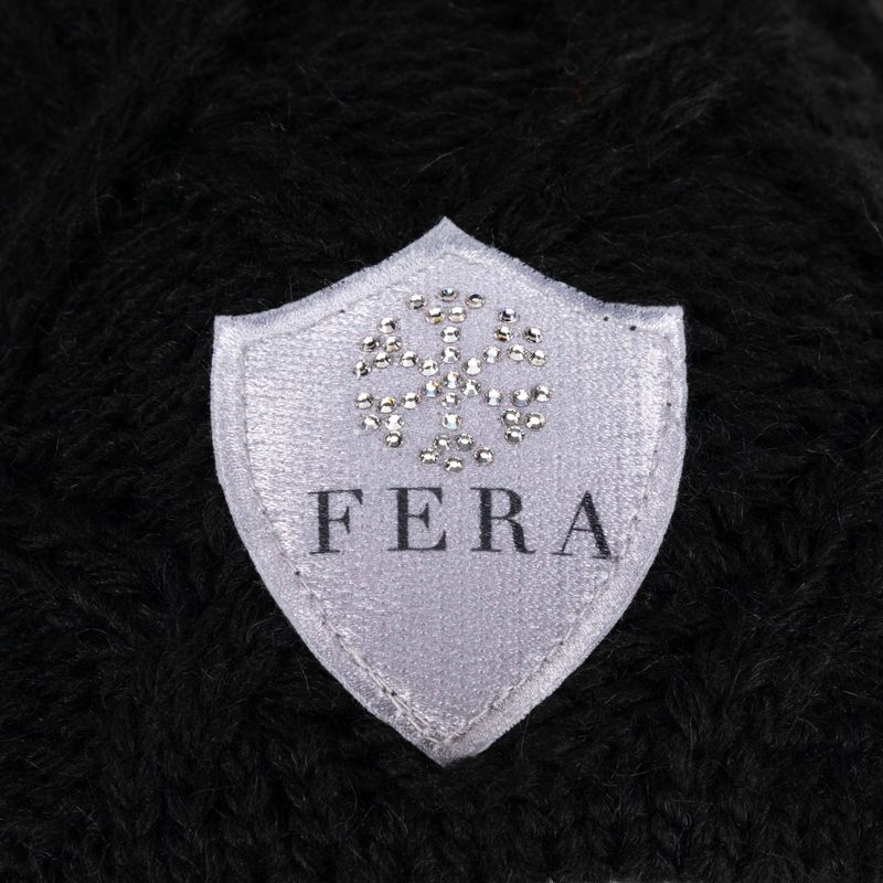Dámská zimní čepice Fera Swarovski Snowflake černá 5.8.sn.ic 3