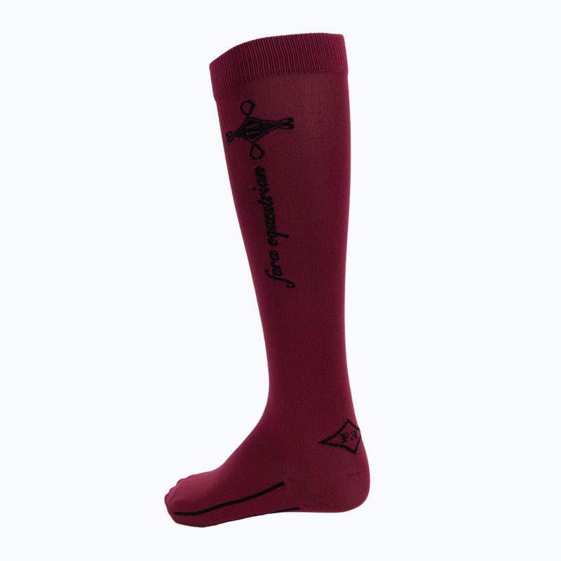 Jezdecké podkolenky Fera Basic maroon 5.10.ba.bu.S 2