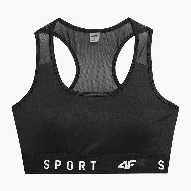 Fitness podprsenka 4F černá 4FSS23USBAF051-20S