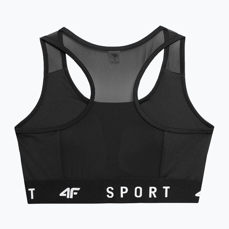 Fitness podprsenka 4F černá 4FSS23USBAF051-20S 2