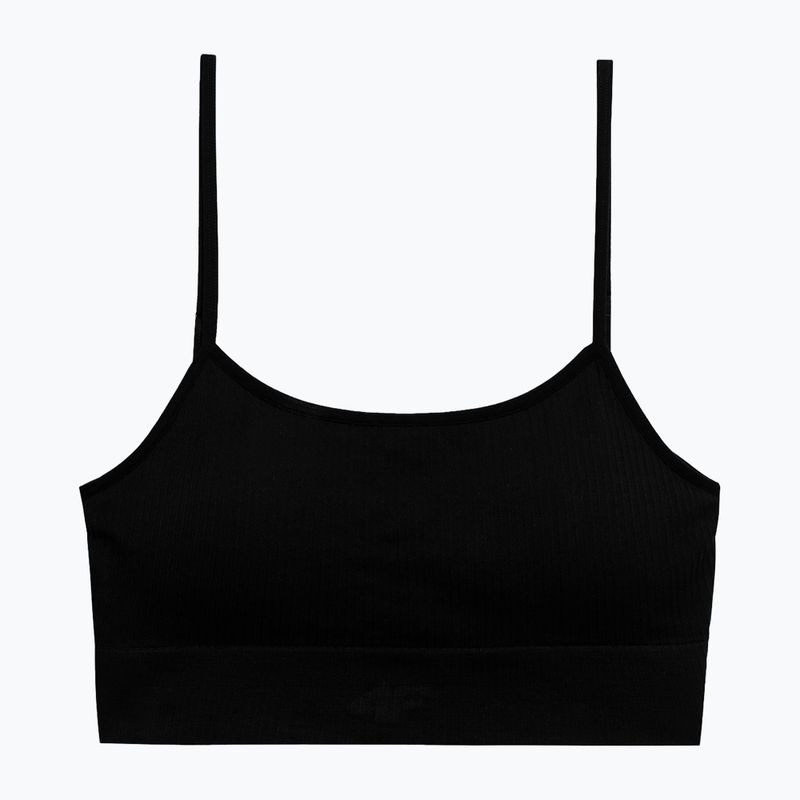 Dámská fitness podprsenka 4F černá 4FSS23USBAF031-20S 4