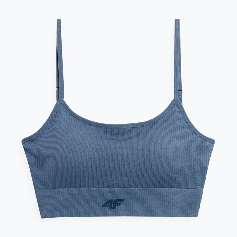 Dámská fitness podprsenka 4F modrá 4FSS23USBAF031-32S