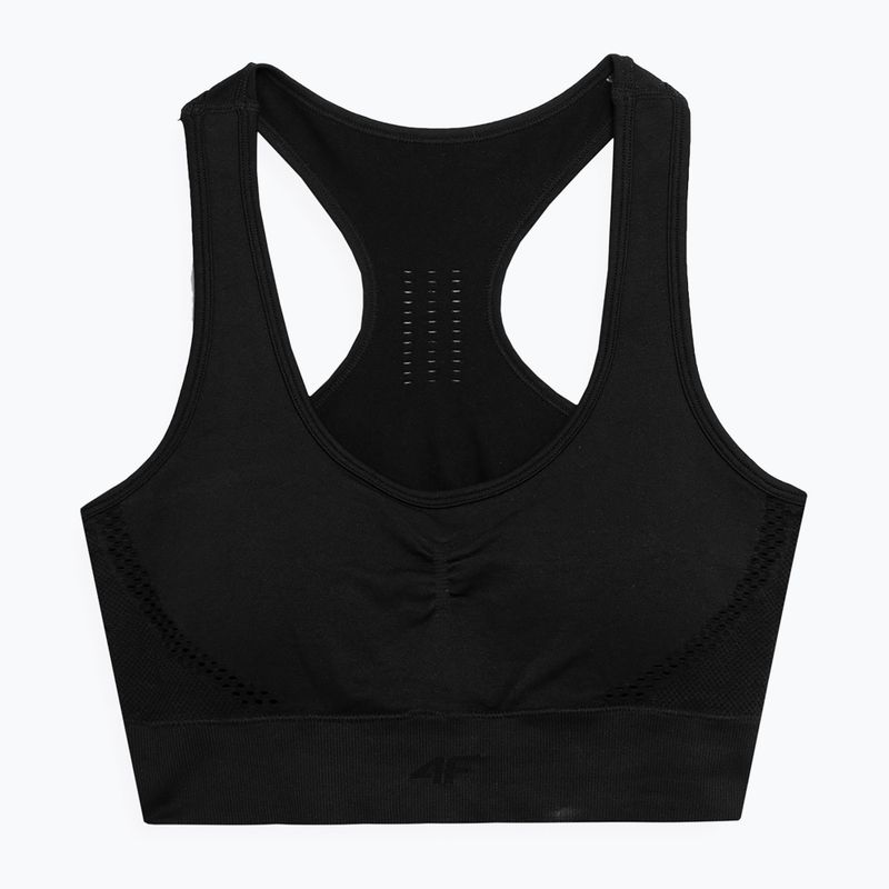 Dámská fitness podprsenka 4F černá 4FSS23USBAF037-20S