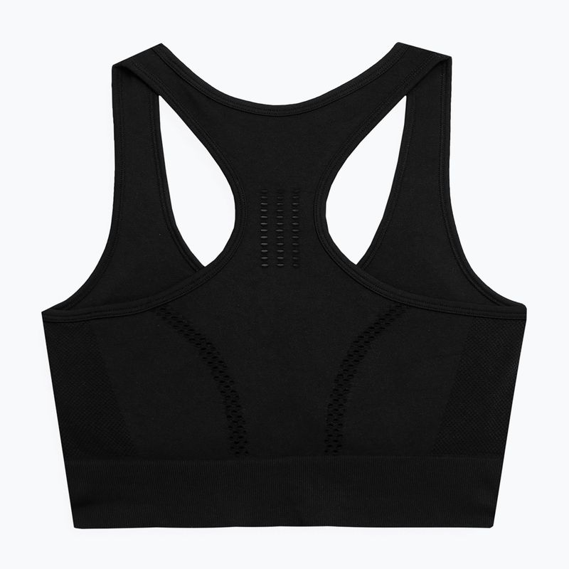 Dámská fitness podprsenka 4F černá 4FSS23USBAF037-20S 2