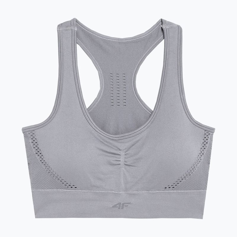 Fitness podprsenka 4F šedá 4FSS23USBAF037-24S