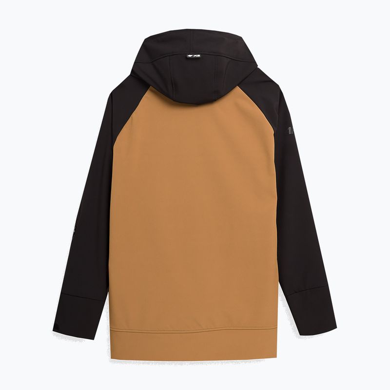 Pánská snowboardová bunda 4F M150 béžová 2