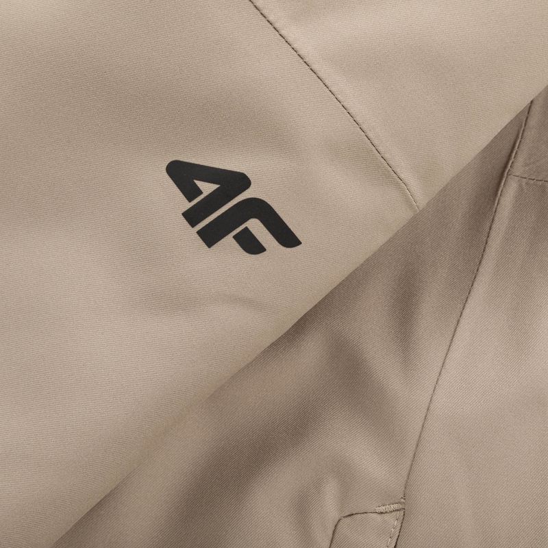 Dámské lyžařské kalhoty 4F F400 světle hnědé 5