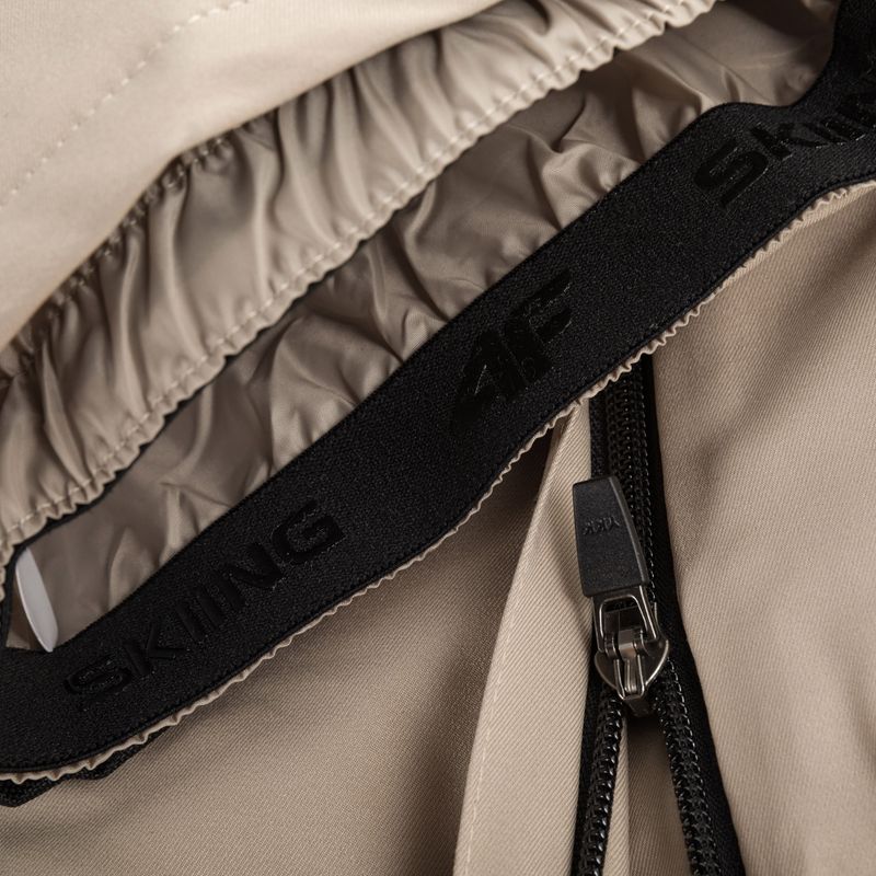 Dámské lyžařské kalhoty 4F F400 světle hnědé 6