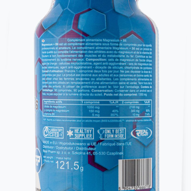 Magnesium Real Pharm hořčík+B6 90 tablet 666718 3