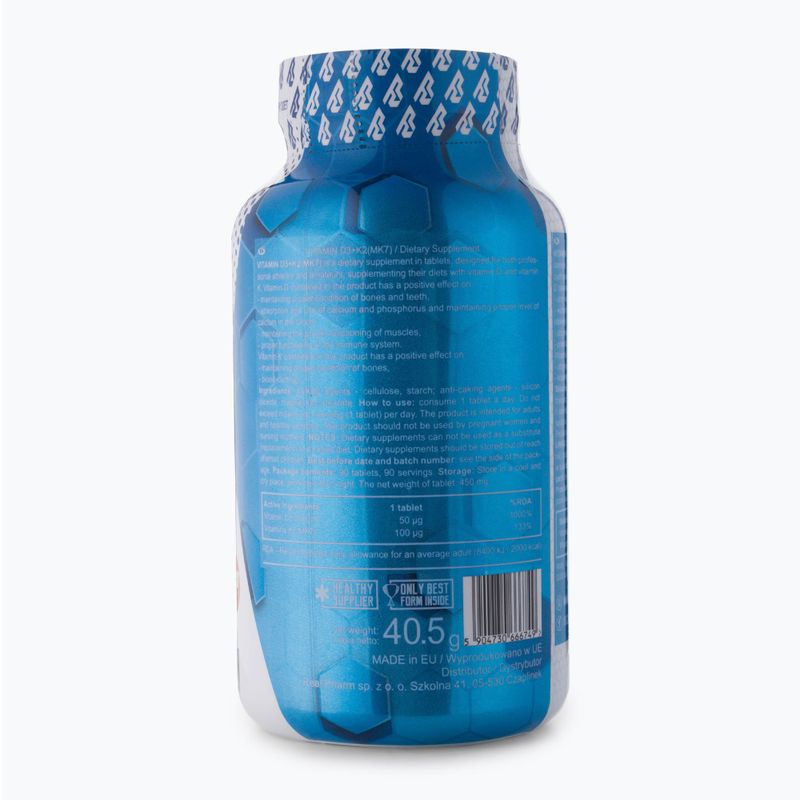 Vitaminy Real Pharm Vitamin D3 + K2 90 tbl 2