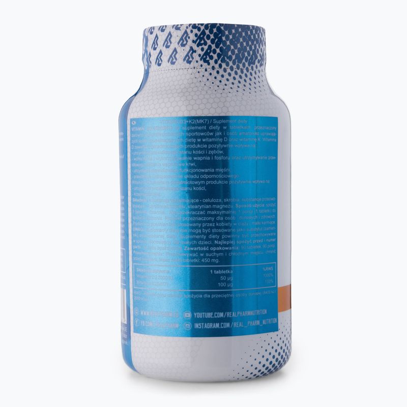 Vitaminy Real Pharm Vitamin D3 + K2 90 tbl 3