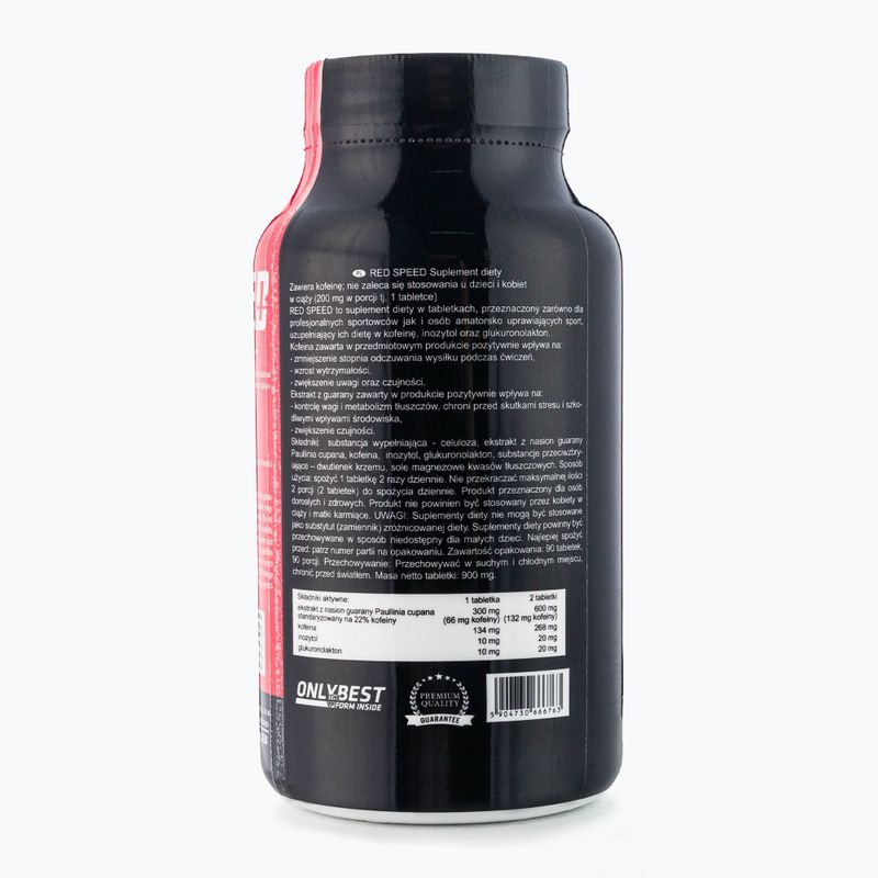Předtréninkový přípravek Real Pharm Red Speed 90 tablet 666763 2