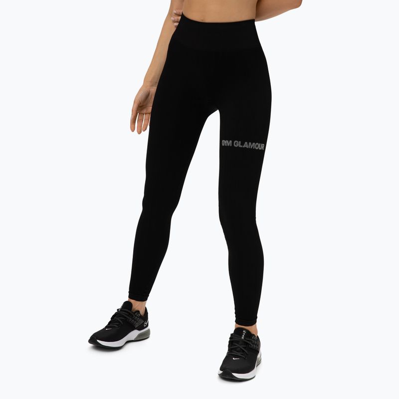 Dámské legíny Gym Glamour push up černé 311
