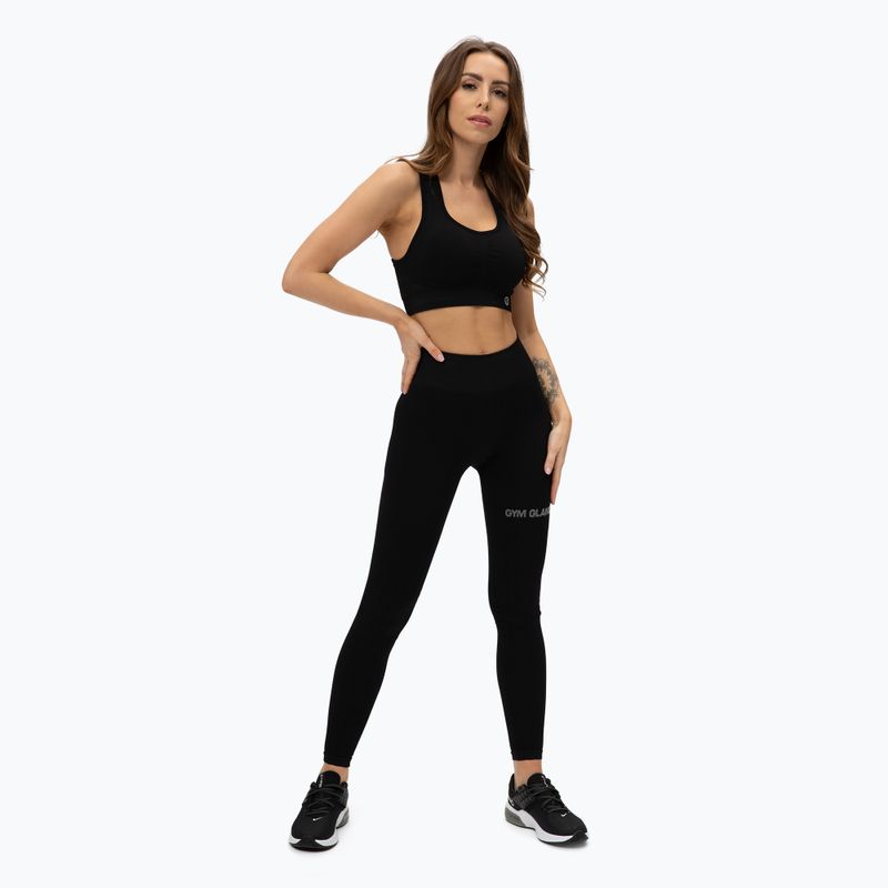 Dámské legíny Gym Glamour push up černé 311 2