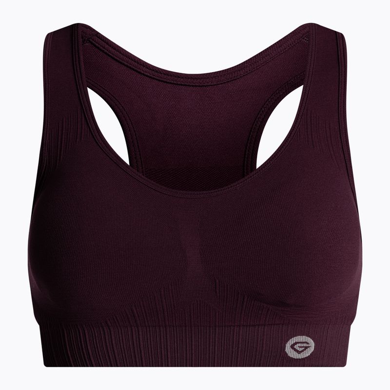 Dámská tréninková podprsenka Gym Glamour push up bordó 322 6