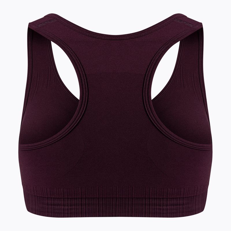 Dámská tréninková podprsenka Gym Glamour push up bordó 322 7