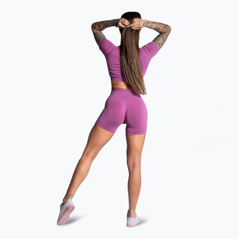 Dámské tréninkové tričko Gym Glamour Seamless Rashguard pink 3