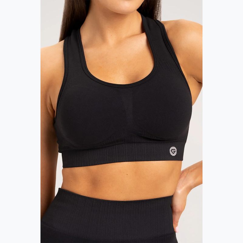 Fitness podprsenka Gym Glamour push up černá 319 3