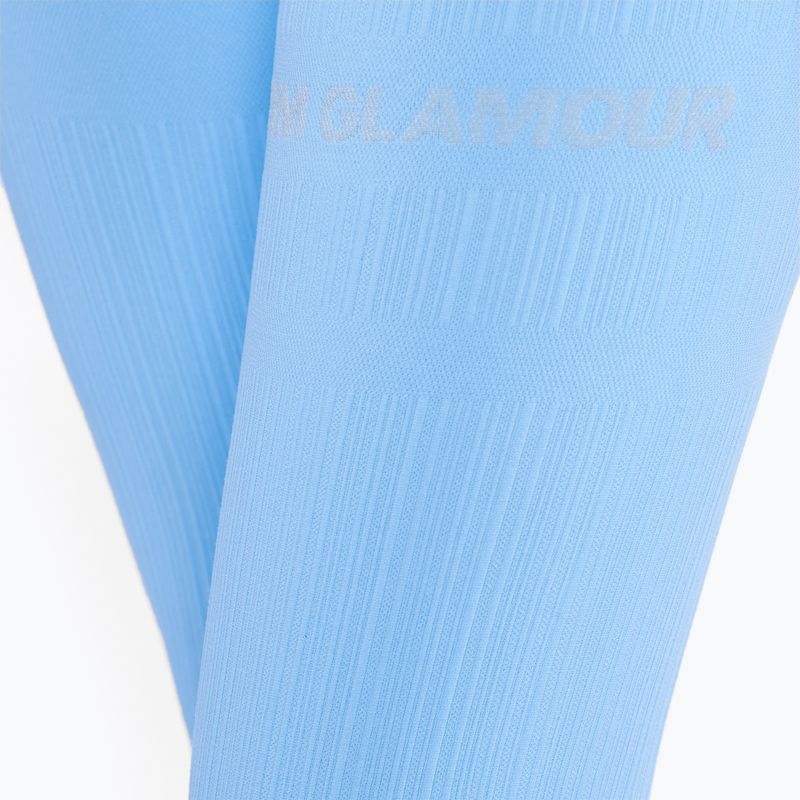 Dámské legíny Gym Glamour push up jasnomodrýe 405 5