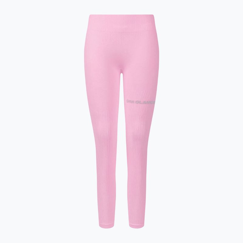 Dámské legíny Gym Glamour push up jasnorůžove 408 7