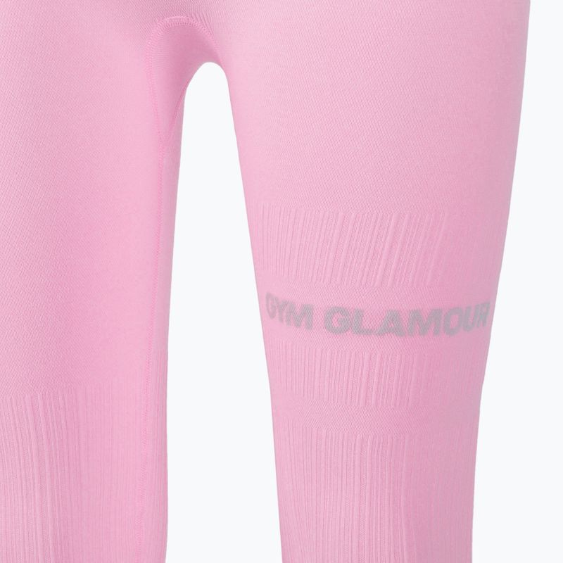 Dámské legíny Gym Glamour push up jasnorůžove 408 8