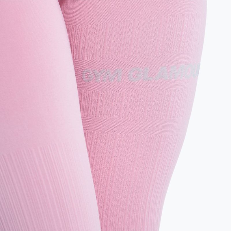 Dámské legíny Gym Glamour push up jasnorůžove 408 6