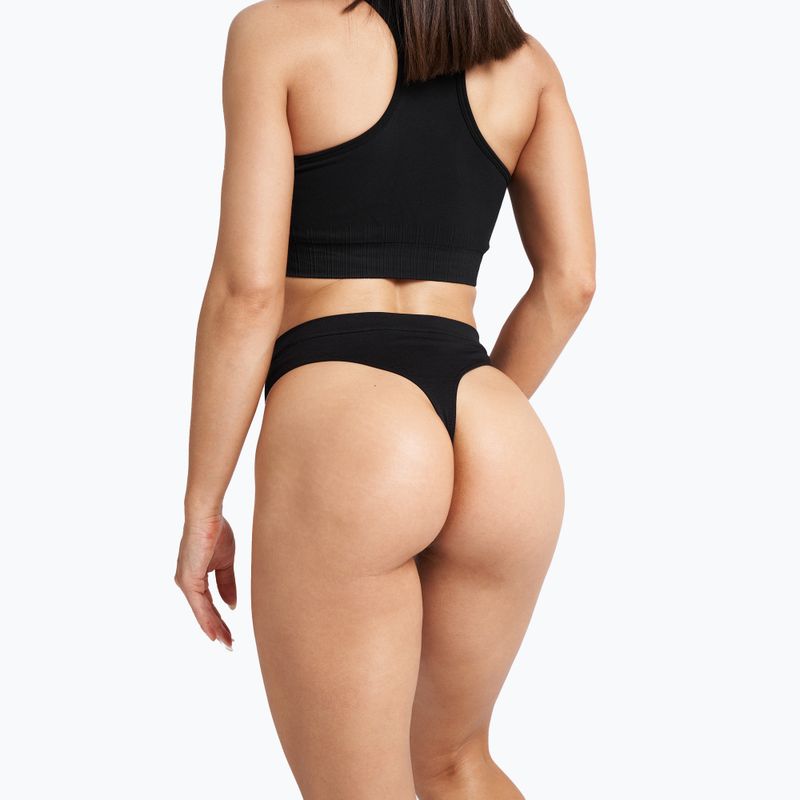 Dámská tanga Glamour Black 412-4 6