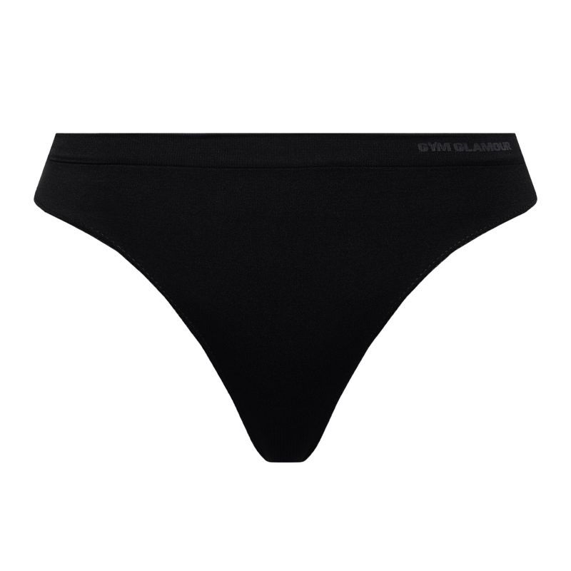 Dámská tanga Glamour Black 412-4 4