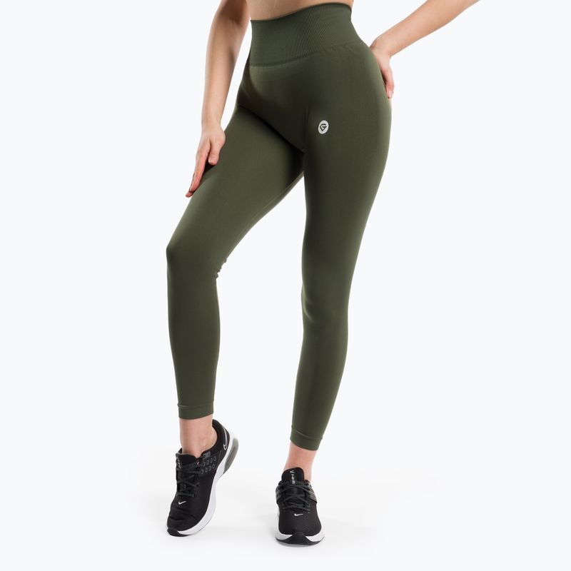 Dámské trekingové legíny  Gym Glamour Flexible Khaki 430