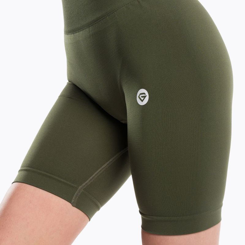 Dámské fitness kraťasy  Gym Glamour Flexible Khaki 436 4