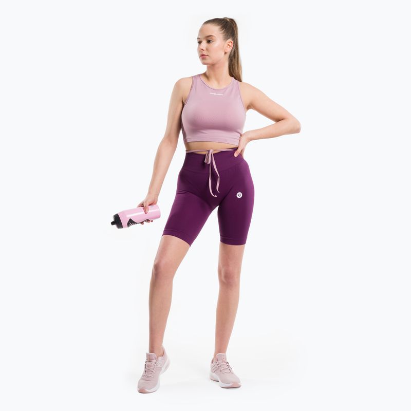 Dámské fitness kraťasy  Gym Glamour Flexible Violet 439 2