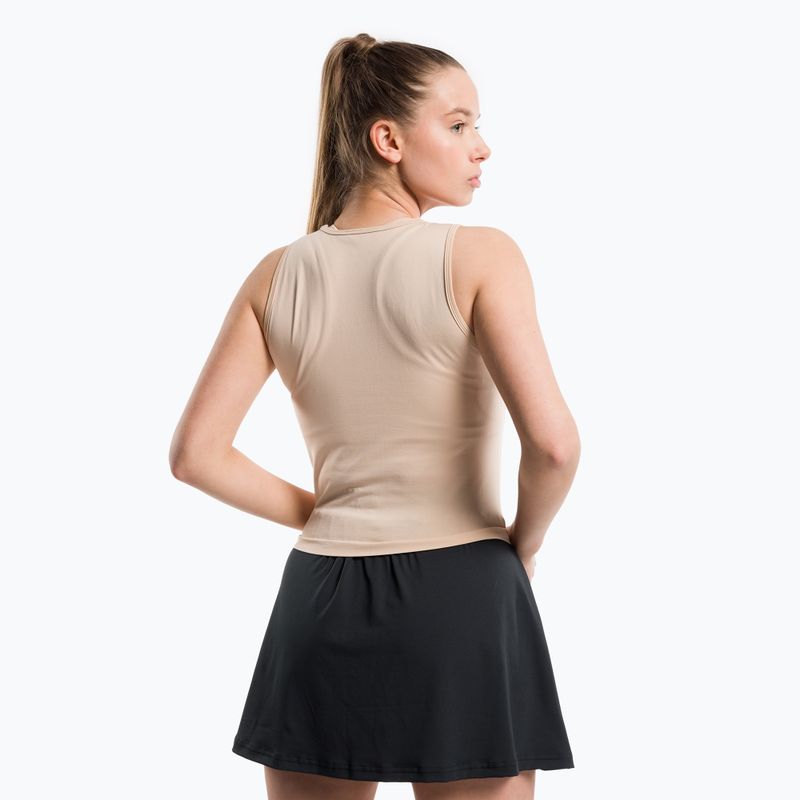 Dámský top se stahovací šňůrkou Gym Glamour  Beige 448 3