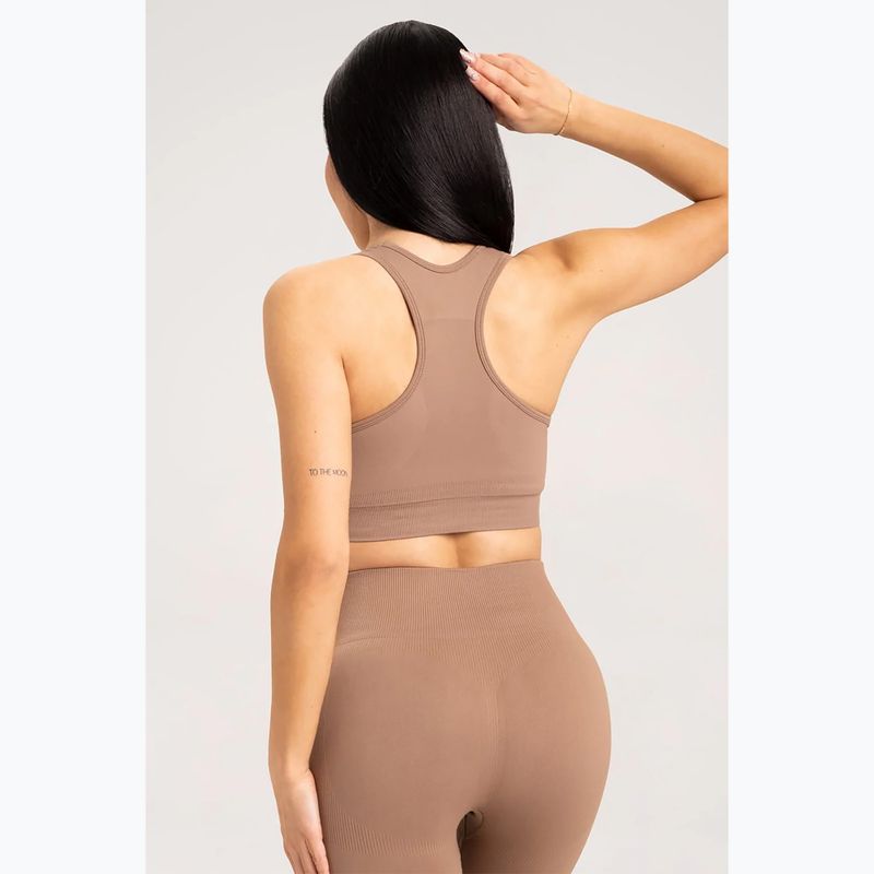 Fitness podprsenka Gym Glamour Compress Cappuccino 460 2