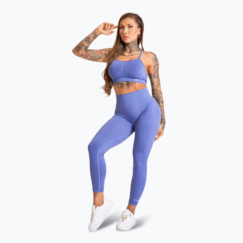 Dámské fitness legíny  Gym Glamour Push Up 2.0 lavender 2