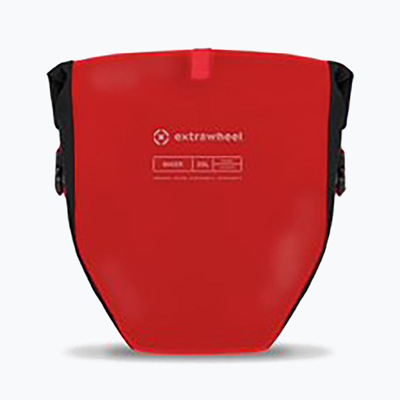 Brašna na kolo Extrawheel Biker 25L 2 ks černo-červene E0119 3