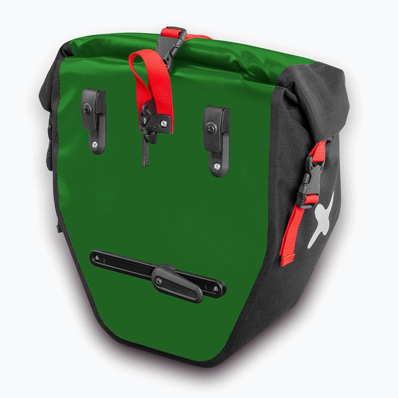 Cyklistické brašny  Extrawheel Biker 2 x 25 l green/black 2