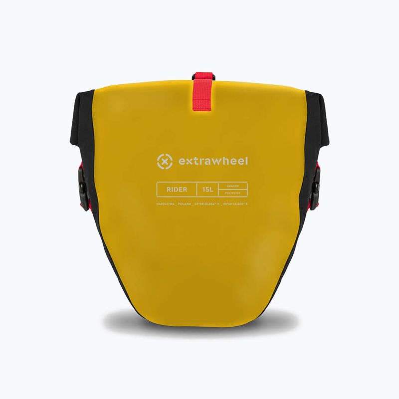 Brašna na kolo Extrawheel Rider 15L 2 ks černo-žlute E0136 2