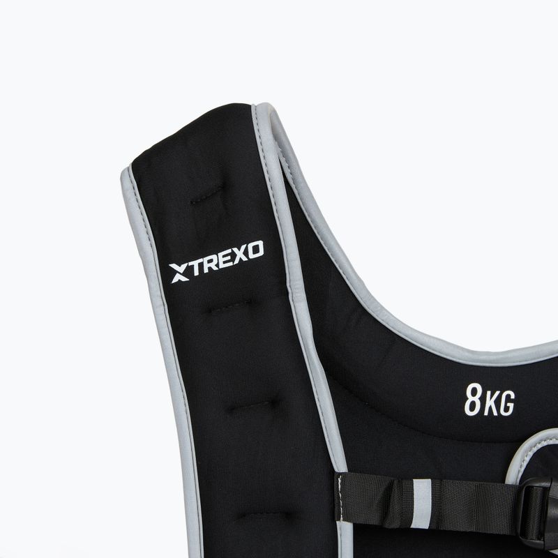 Zátěžová tréninková vesta XTREXO černá WV-08 3