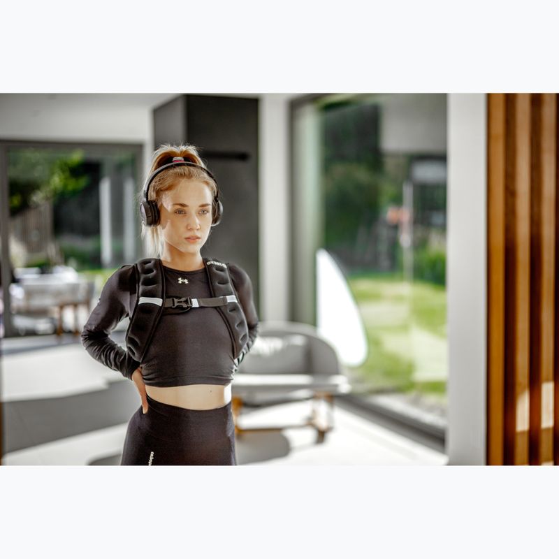 Zátěžová tréninková vesta XTREXO černá WV-05 3