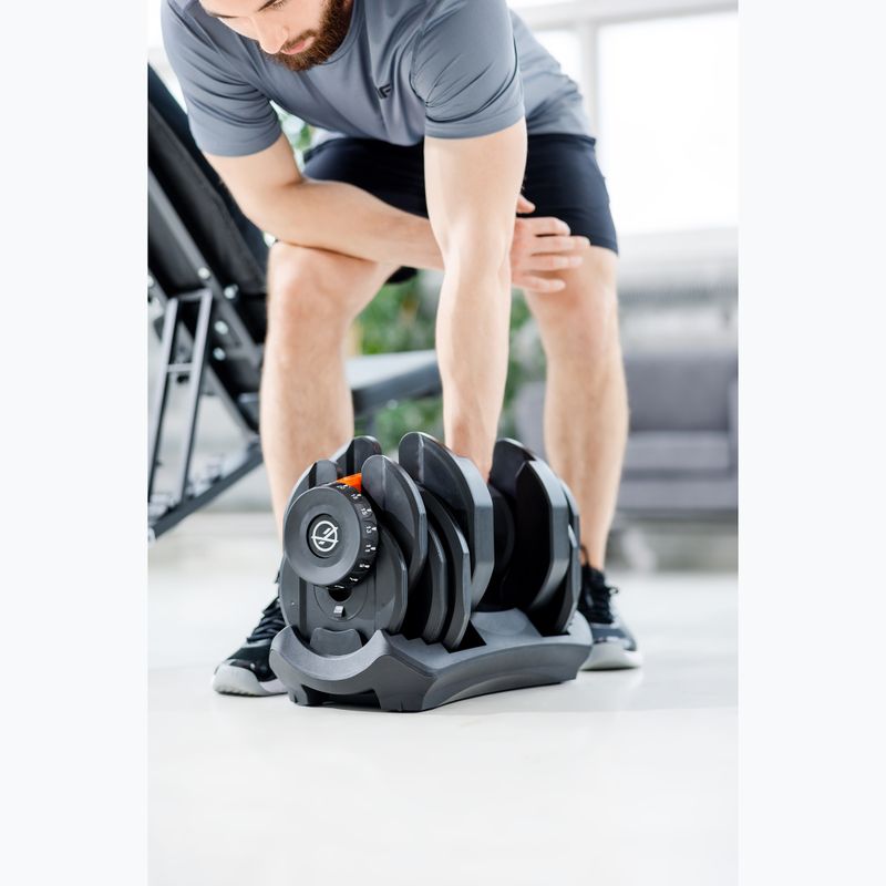 Nastavitelná činka XTREXO ADT-40-BF 40 kg černá 7