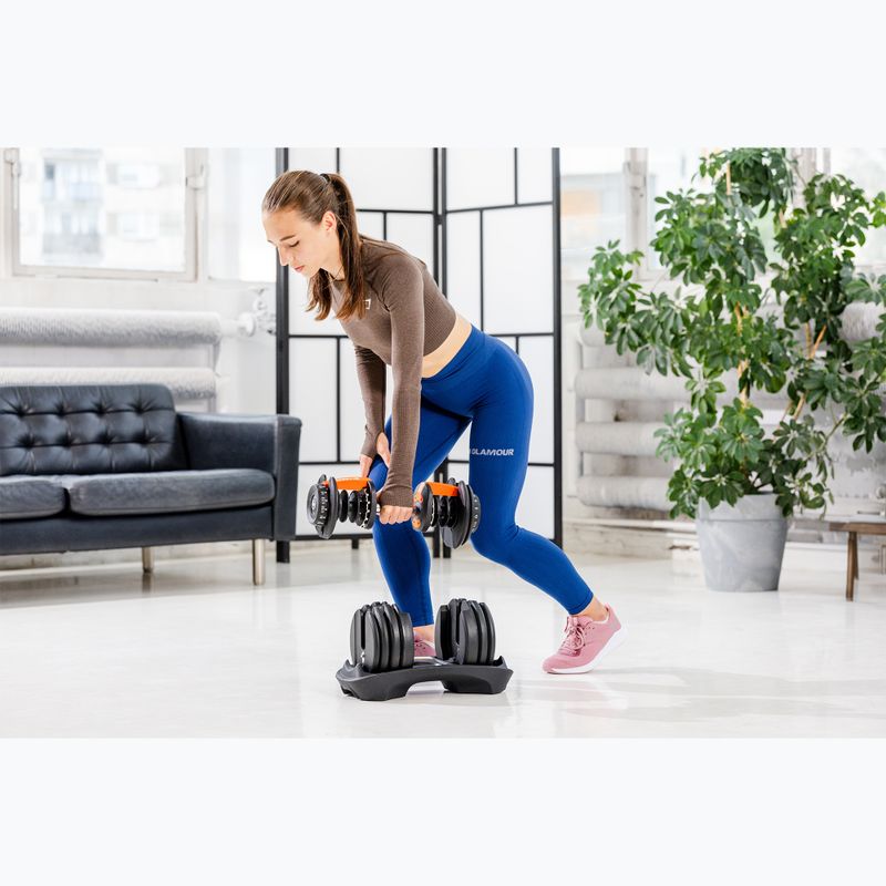 Nastavitelná činka XTREXO ADT-24-BF 24 kg černá 11