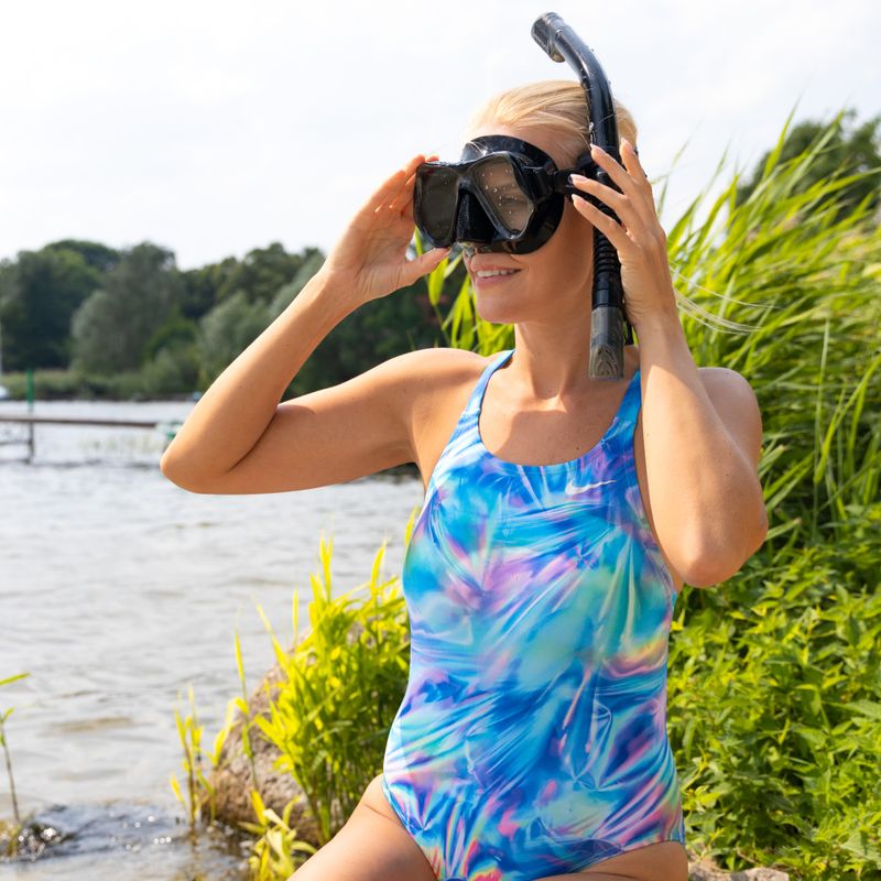 Šnorchlovací set AQUASTIC Maska + Šnorchl černý MSA-01C 13