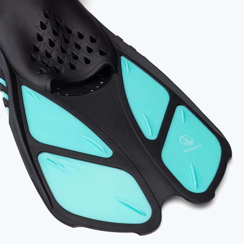 Šnorchlovací set  AQUASTIC Maska + Ploutve + Šnorchl modrý MSFA-01SN 7