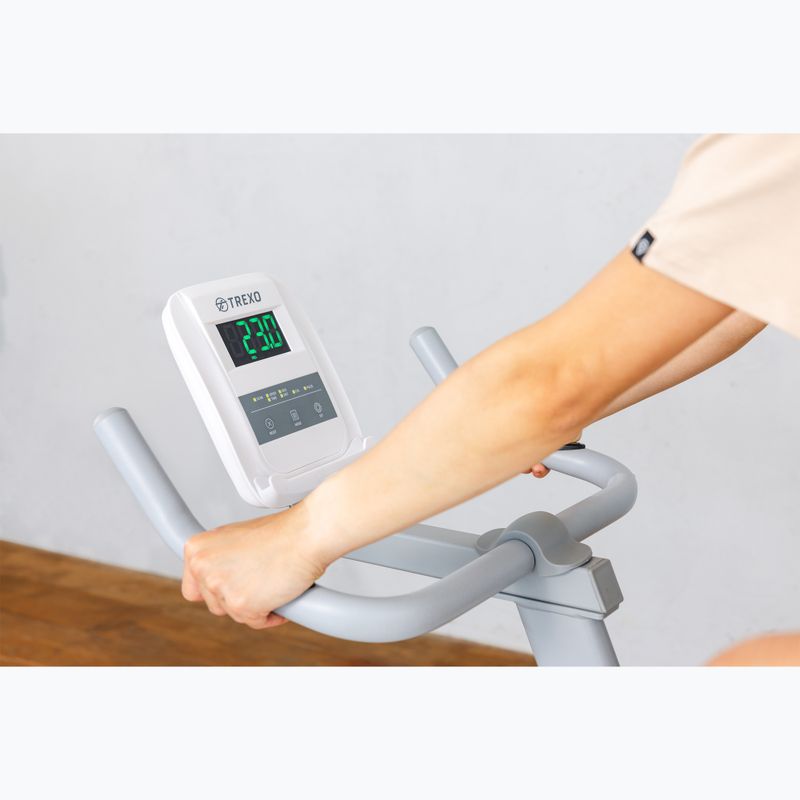 Stacionární kolo XTREXO bílý EB-500S 6