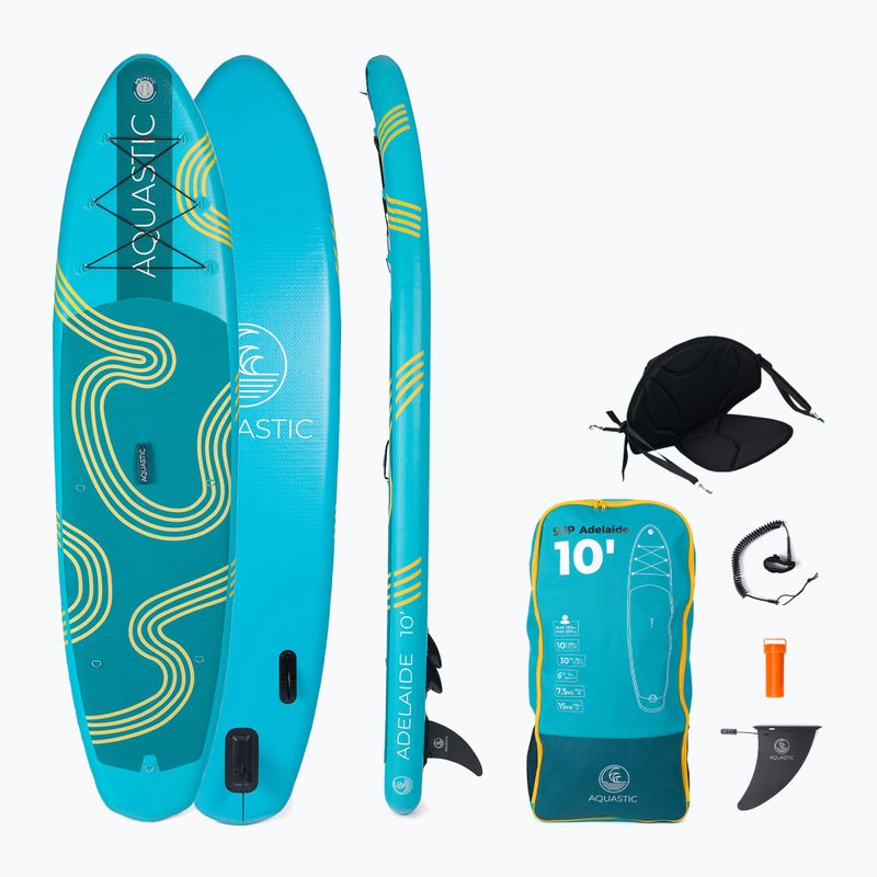 SUP prkno AQUASTIC Adelaide 10' allround green AQS-SUP002