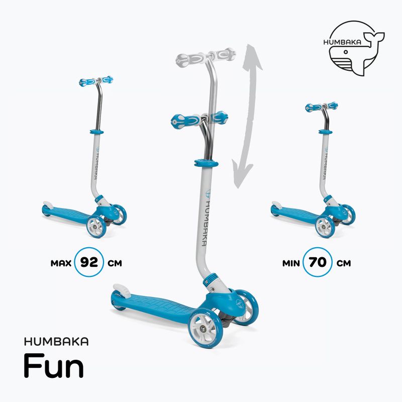 Dětská koloběžka HUMBAKA Fun modrý KS001 3