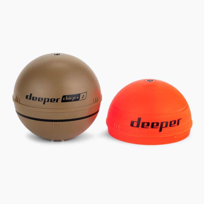 Rybářský sonar Deeper Smart Sonar Chirp+ 2.0 se stupnicí hnědý DP4H10S10+Weight 2